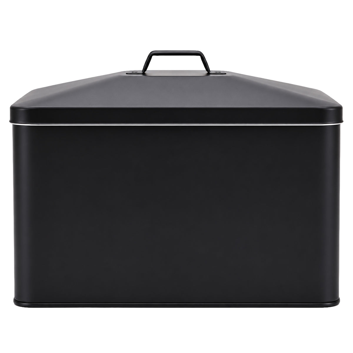 Vintage Farmhouse 4 Piece Black Bread Bin & Canister Set