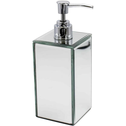 Mirrored Glass Liquid Hand Wash Soap Dispenser
