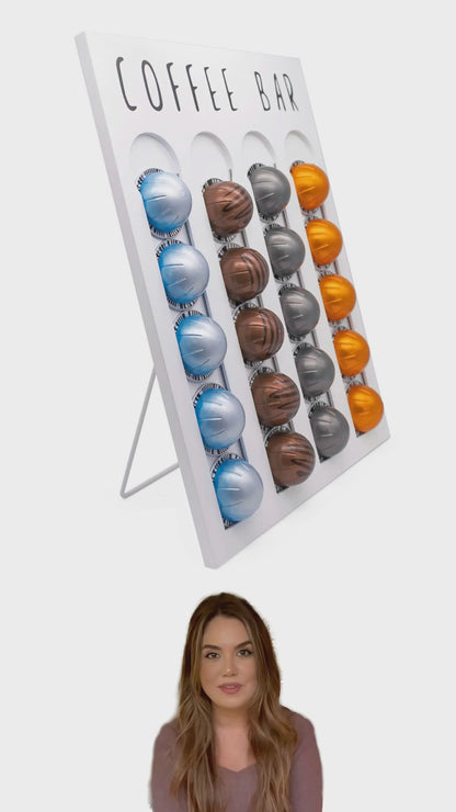 Capsule Holder for Nespresso Vertuo Pods - Holds Up To 20 Pods