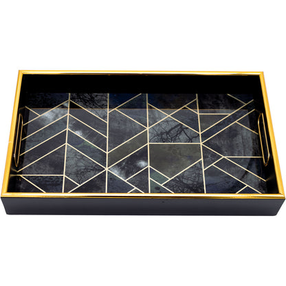 Geometric Rectangle Drinks Candle Tray