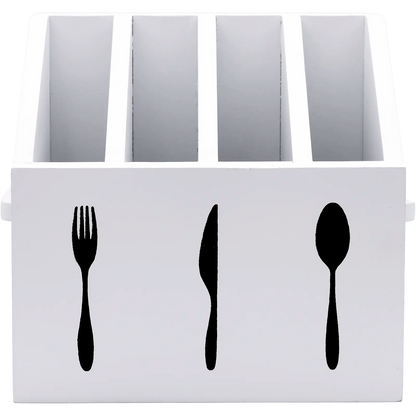 5 Compartment Cutlery Napkin Utensil Organiser