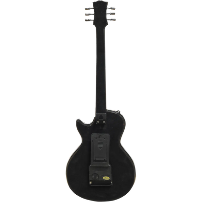 Retro LED Black Les Paul Guitar Wall Clock